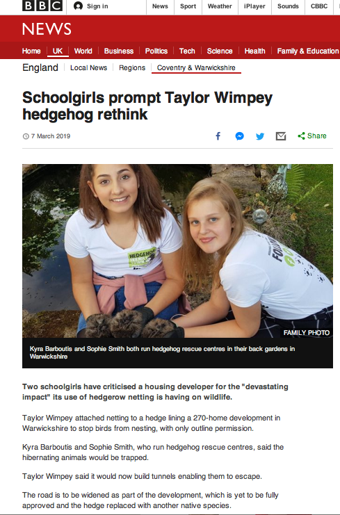 BBC News Taylor Wimpey Hedges